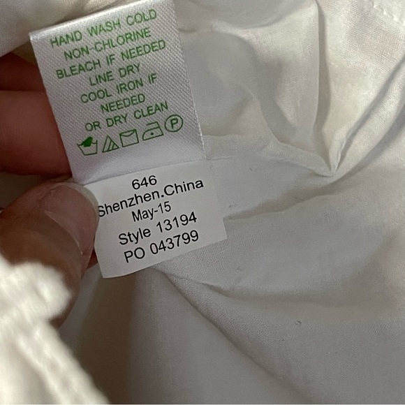 NWT Lilly Pulitzer Delia shift dress white crochet sleeveless - Picture 14 of 14